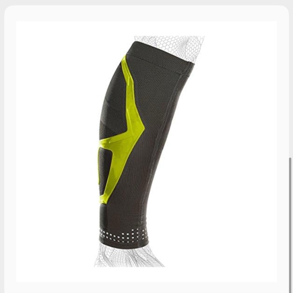 DonJoy Performance TRIZONE Compression: Calf Support Sleeve, Slime Green, Medium